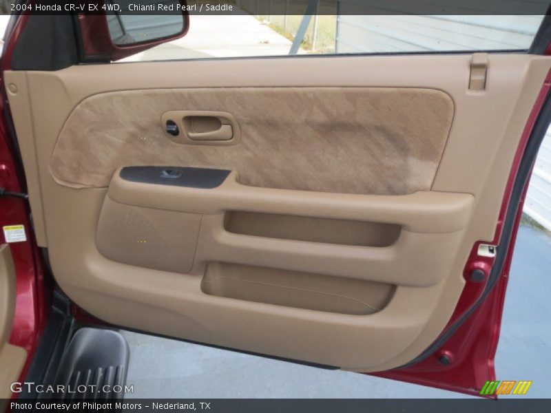 Chianti Red Pearl / Saddle 2004 Honda CR-V EX 4WD