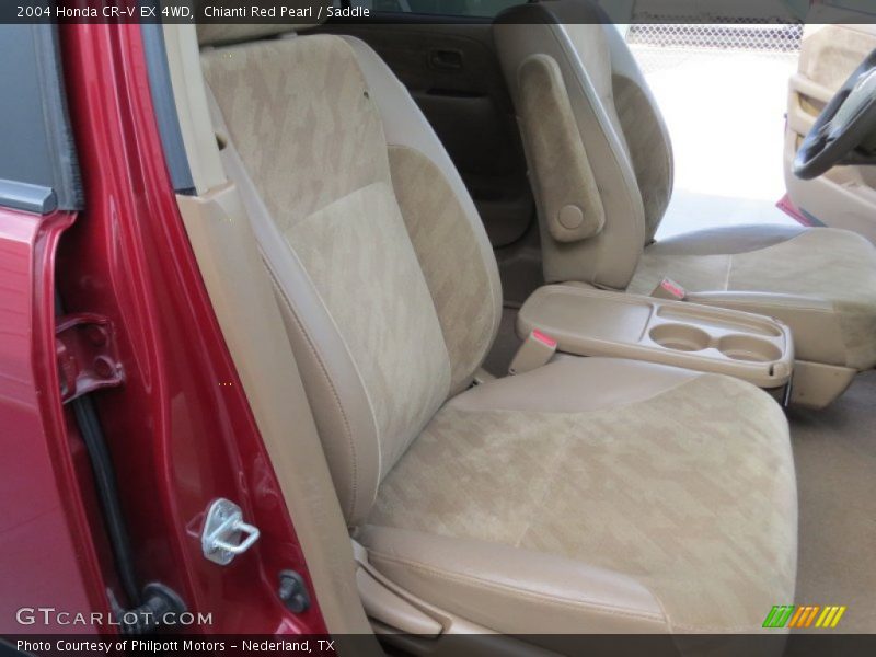 Chianti Red Pearl / Saddle 2004 Honda CR-V EX 4WD