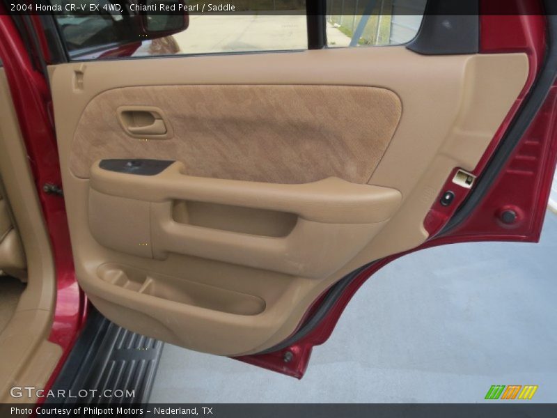 Chianti Red Pearl / Saddle 2004 Honda CR-V EX 4WD