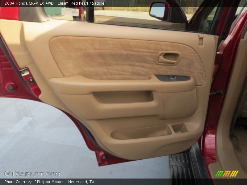 Chianti Red Pearl / Saddle 2004 Honda CR-V EX 4WD