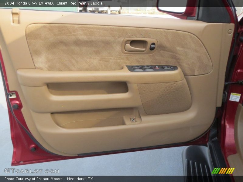 Chianti Red Pearl / Saddle 2004 Honda CR-V EX 4WD