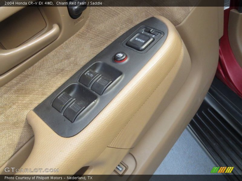 Chianti Red Pearl / Saddle 2004 Honda CR-V EX 4WD