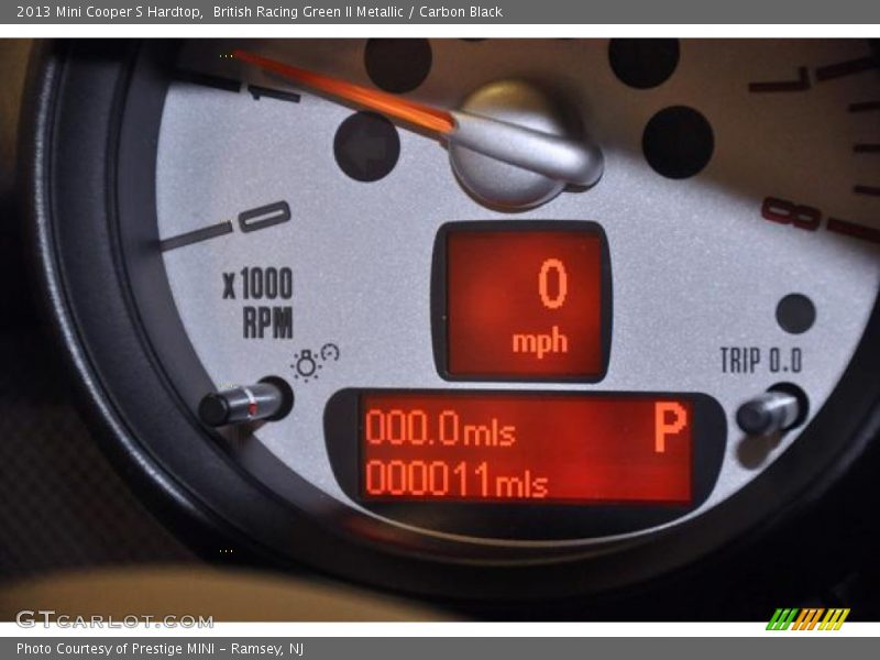 British Racing Green II Metallic / Carbon Black 2013 Mini Cooper S Hardtop