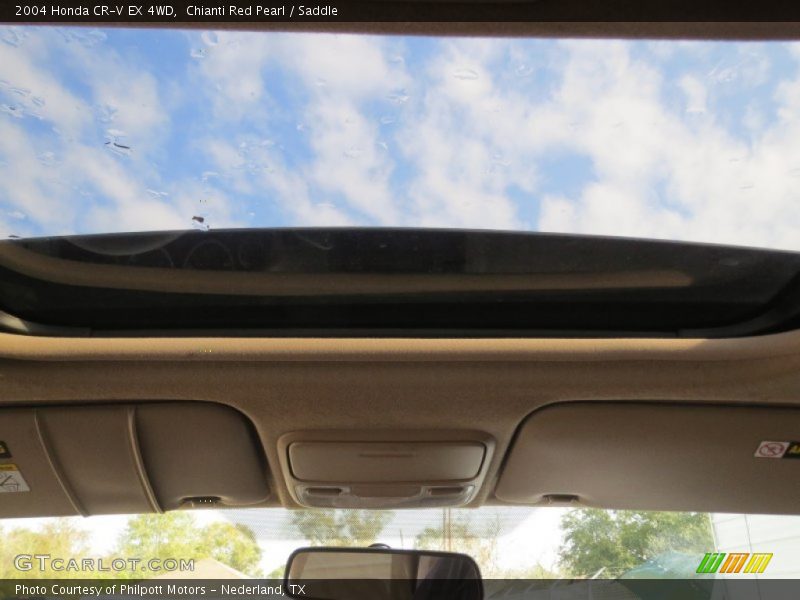 Chianti Red Pearl / Saddle 2004 Honda CR-V EX 4WD