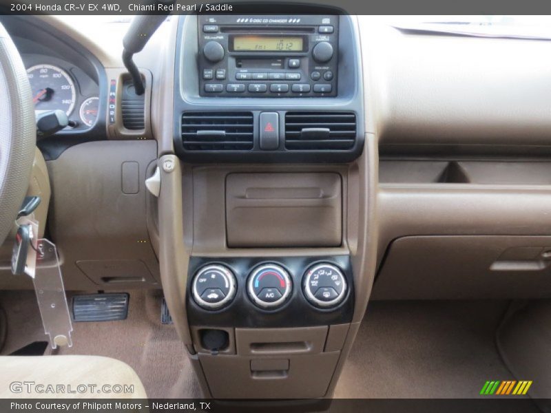 Chianti Red Pearl / Saddle 2004 Honda CR-V EX 4WD