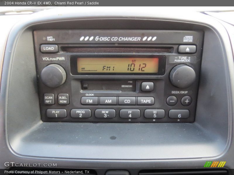 Chianti Red Pearl / Saddle 2004 Honda CR-V EX 4WD