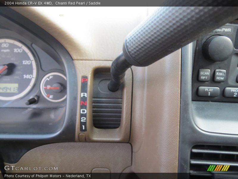 Chianti Red Pearl / Saddle 2004 Honda CR-V EX 4WD