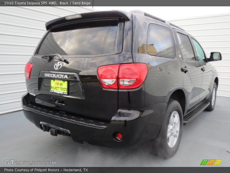 Black / Sand Beige 2010 Toyota Sequoia SR5 4WD