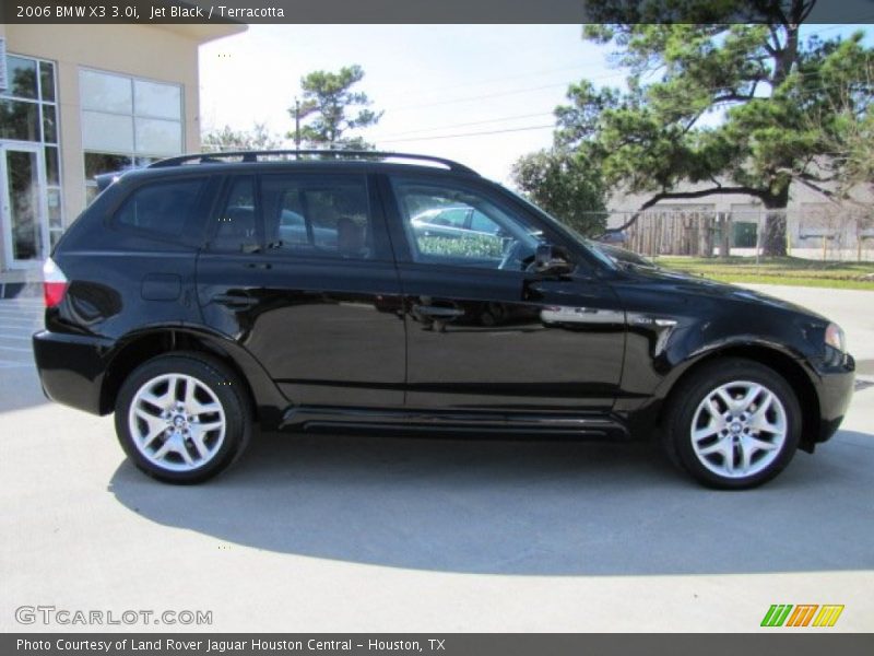 Jet Black / Terracotta 2006 BMW X3 3.0i