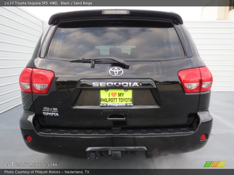 Black / Sand Beige 2010 Toyota Sequoia SR5 4WD