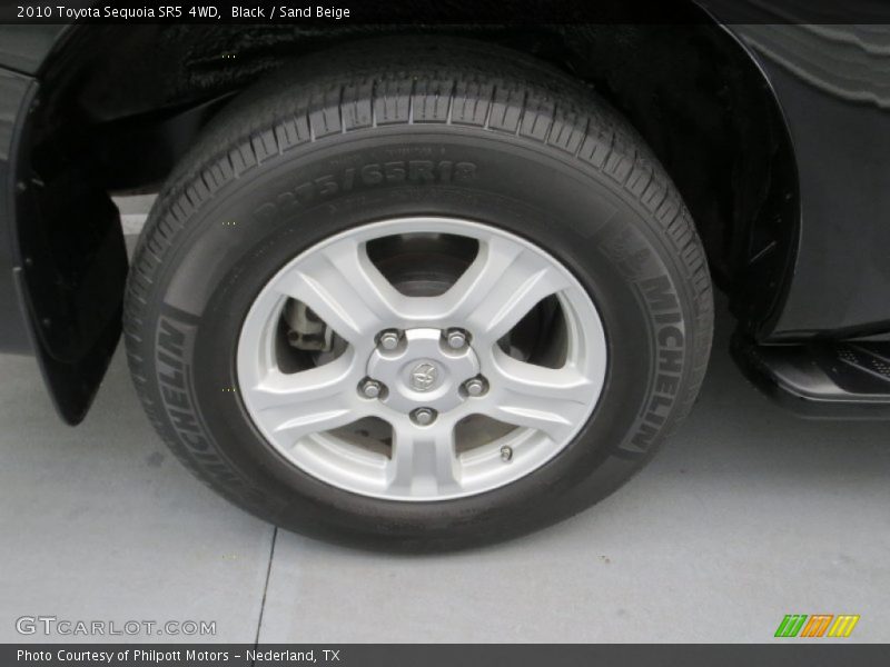 Black / Sand Beige 2010 Toyota Sequoia SR5 4WD