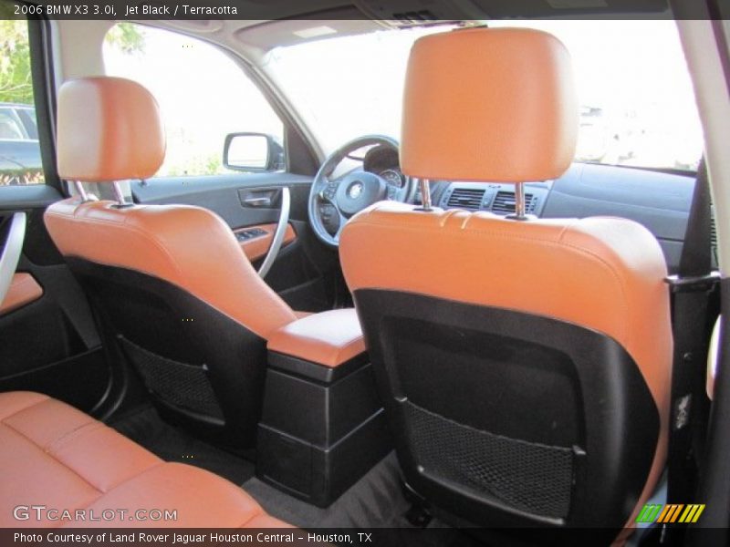 Jet Black / Terracotta 2006 BMW X3 3.0i