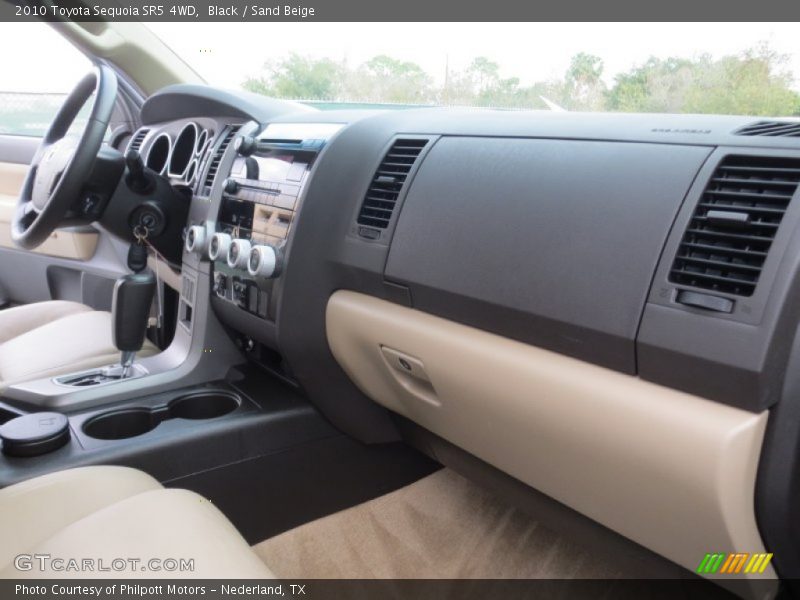 Black / Sand Beige 2010 Toyota Sequoia SR5 4WD