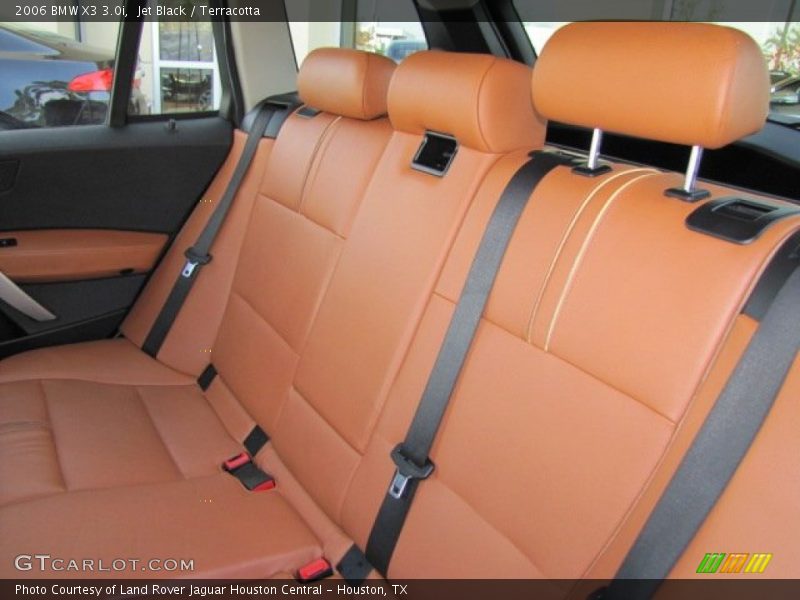 Jet Black / Terracotta 2006 BMW X3 3.0i