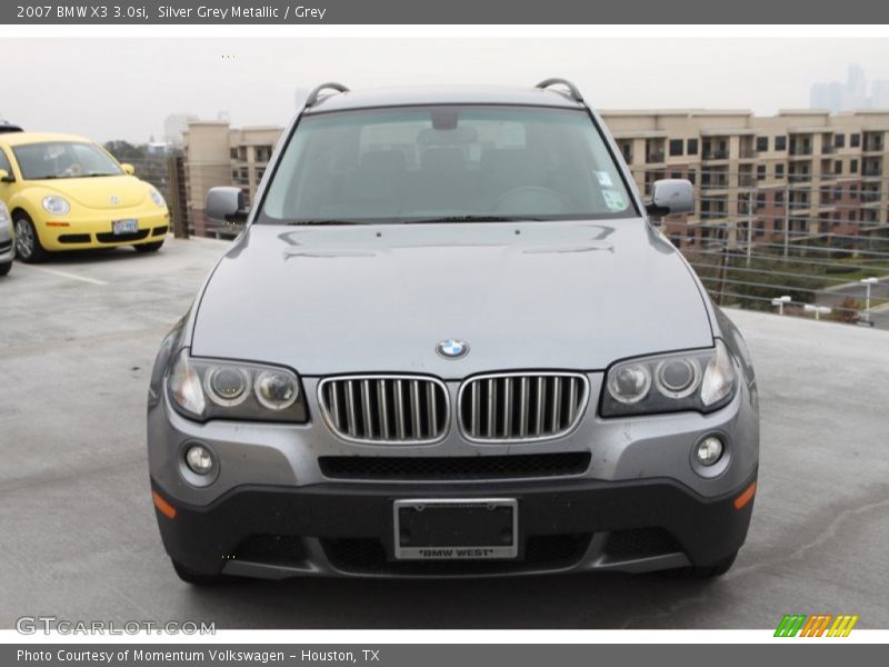 Silver Grey Metallic / Grey 2007 BMW X3 3.0si