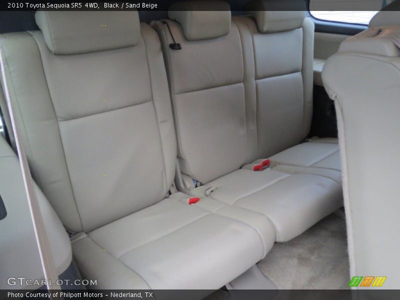 Rear Seat of 2010 Sequoia SR5 4WD