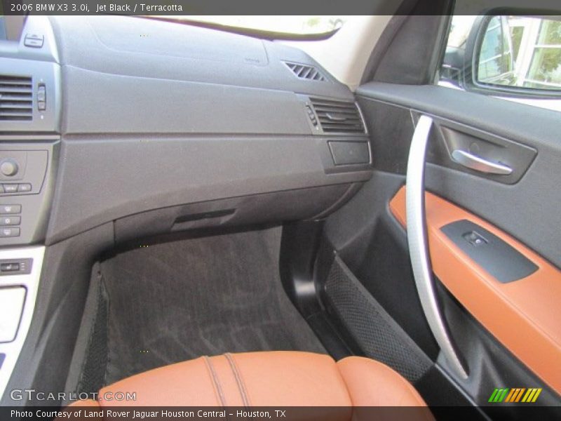 Jet Black / Terracotta 2006 BMW X3 3.0i