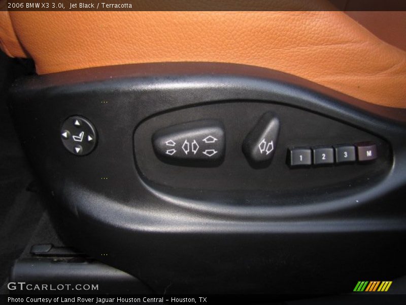 Jet Black / Terracotta 2006 BMW X3 3.0i