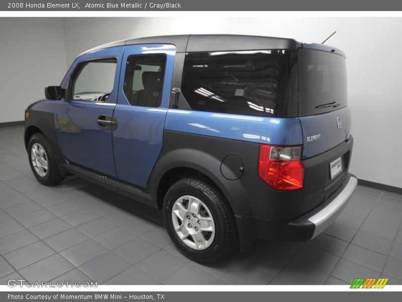 Atomic Blue Metallic / Gray/Black 2008 Honda Element LX