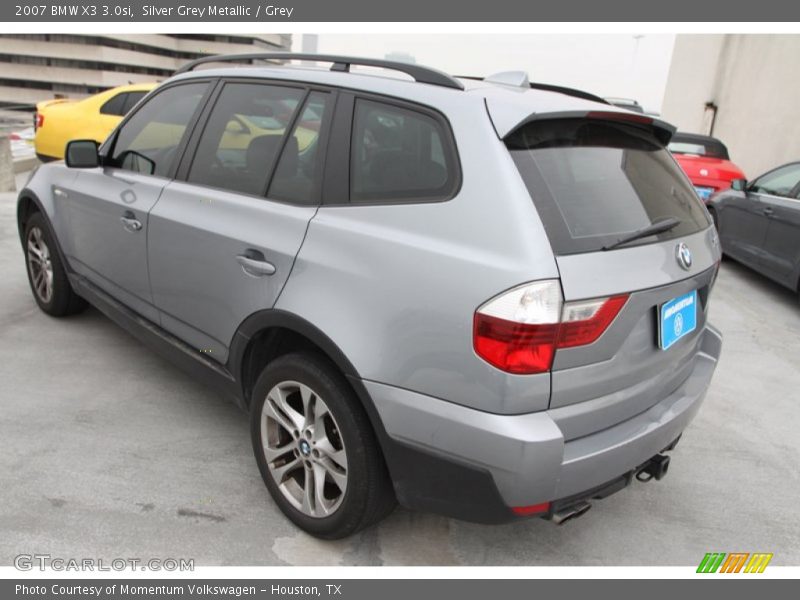 Silver Grey Metallic / Grey 2007 BMW X3 3.0si