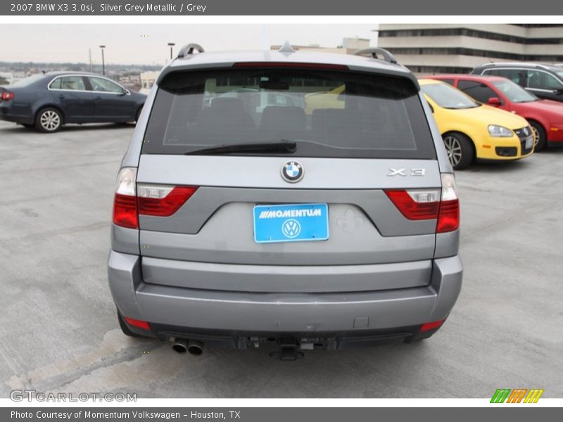 Silver Grey Metallic / Grey 2007 BMW X3 3.0si