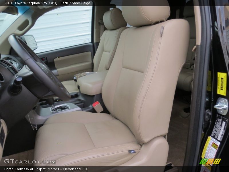 Black / Sand Beige 2010 Toyota Sequoia SR5 4WD