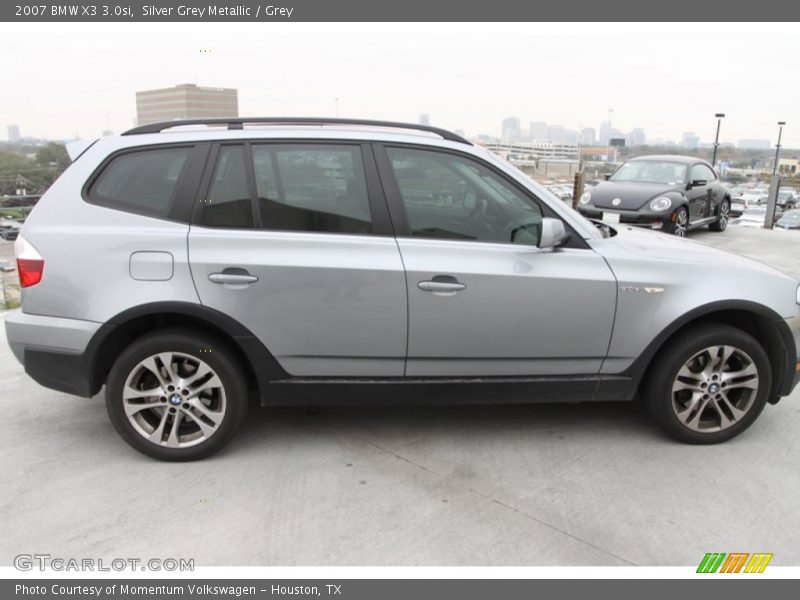 Silver Grey Metallic / Grey 2007 BMW X3 3.0si