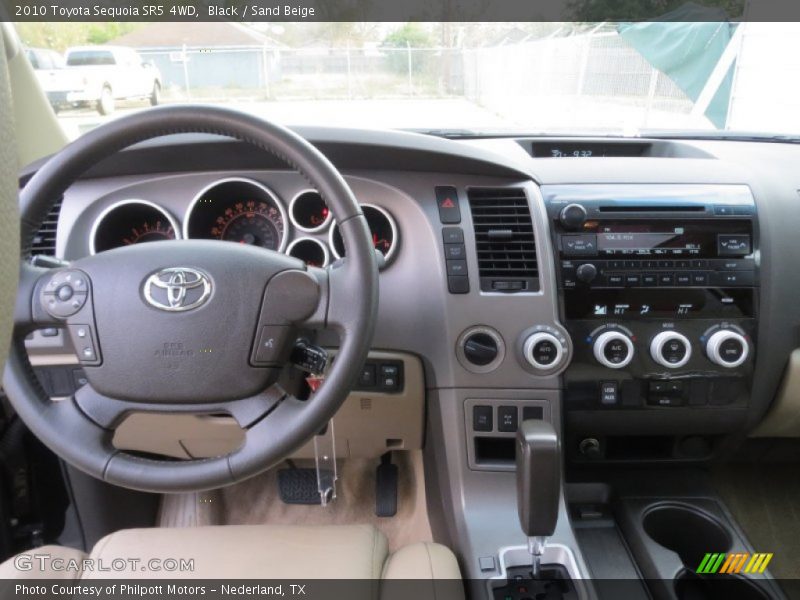 Dashboard of 2010 Sequoia SR5 4WD
