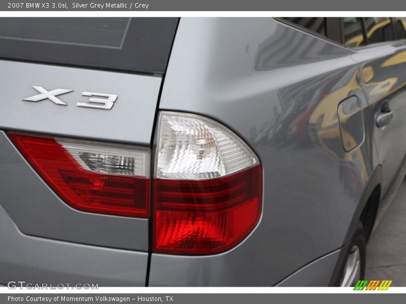 Silver Grey Metallic / Grey 2007 BMW X3 3.0si