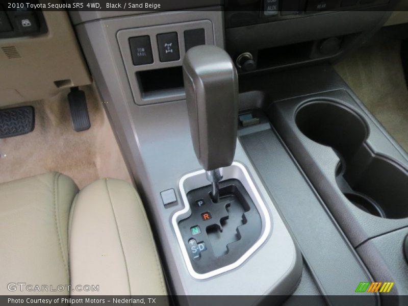  2010 Sequoia SR5 4WD 6 Speed ECT-i Automatic Shifter