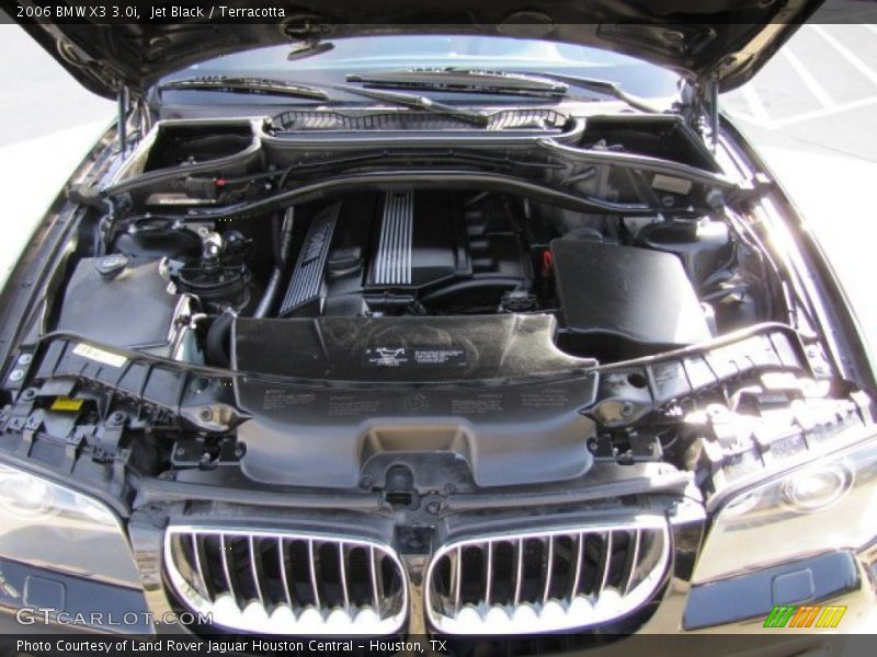 Jet Black / Terracotta 2006 BMW X3 3.0i