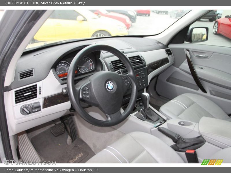 Grey Interior - 2007 X3 3.0si 