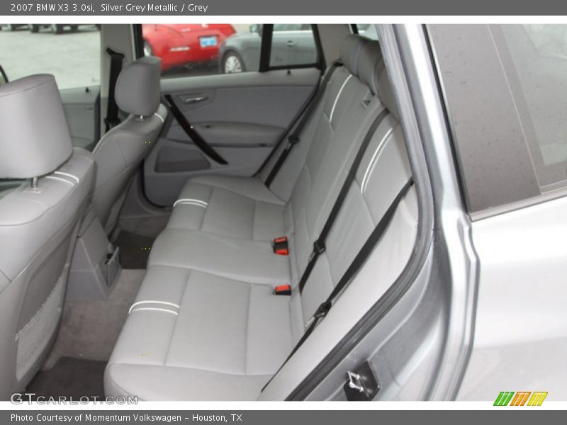 Silver Grey Metallic / Grey 2007 BMW X3 3.0si