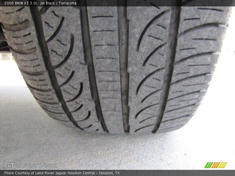 Jet Black / Terracotta 2006 BMW X3 3.0i