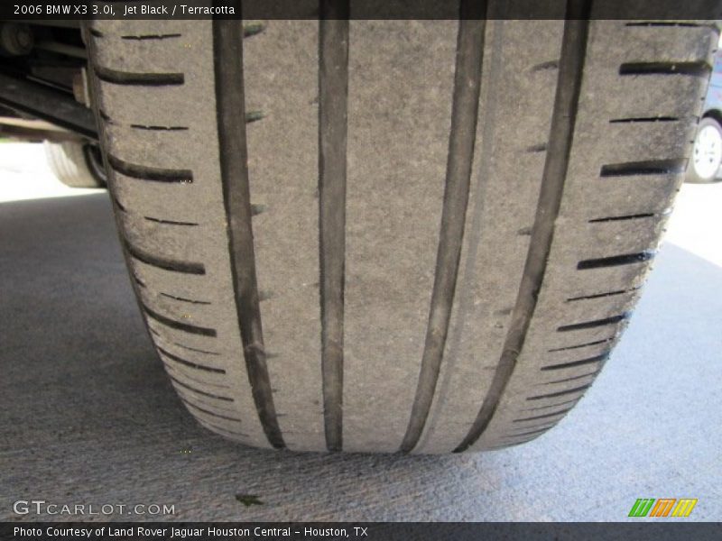 Jet Black / Terracotta 2006 BMW X3 3.0i