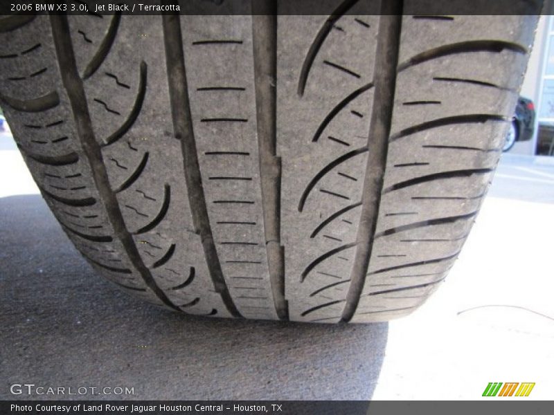 Jet Black / Terracotta 2006 BMW X3 3.0i