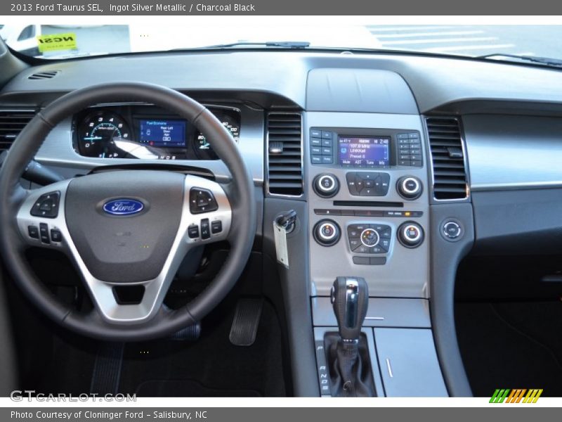 Ingot Silver Metallic / Charcoal Black 2013 Ford Taurus SEL