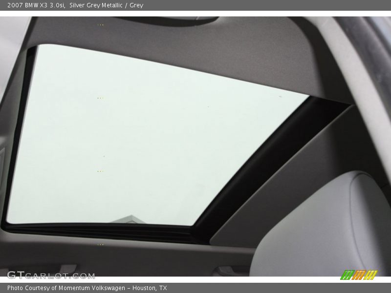 Silver Grey Metallic / Grey 2007 BMW X3 3.0si