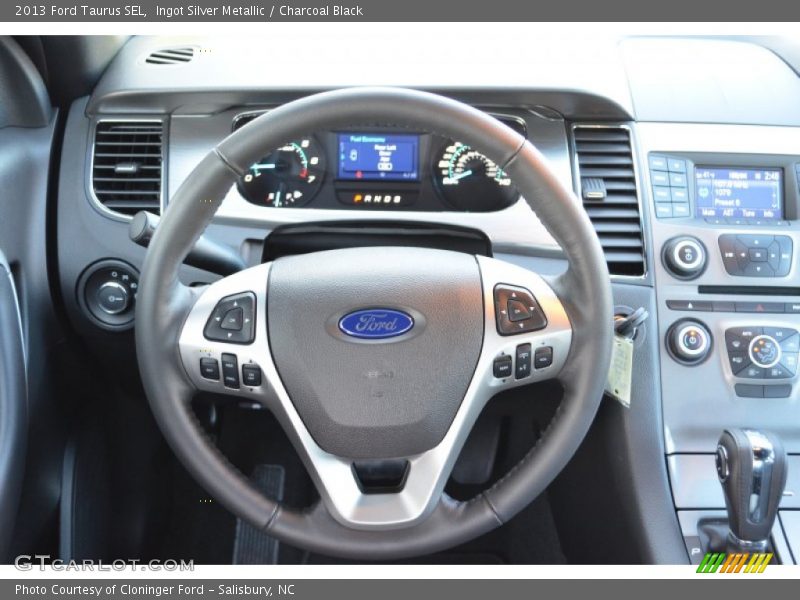 Ingot Silver Metallic / Charcoal Black 2013 Ford Taurus SEL