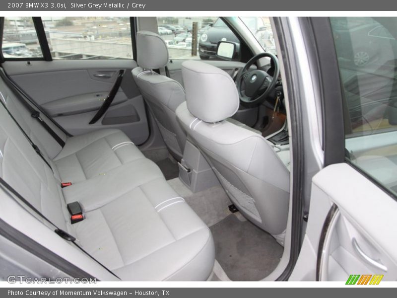Silver Grey Metallic / Grey 2007 BMW X3 3.0si