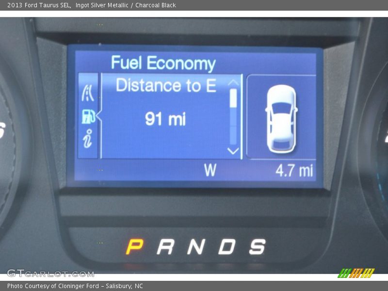 Ingot Silver Metallic / Charcoal Black 2013 Ford Taurus SEL