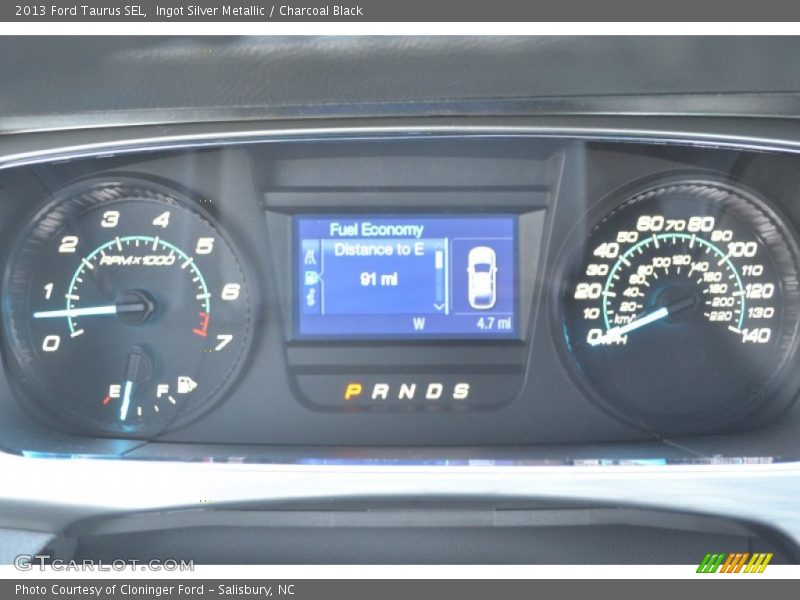 Ingot Silver Metallic / Charcoal Black 2013 Ford Taurus SEL