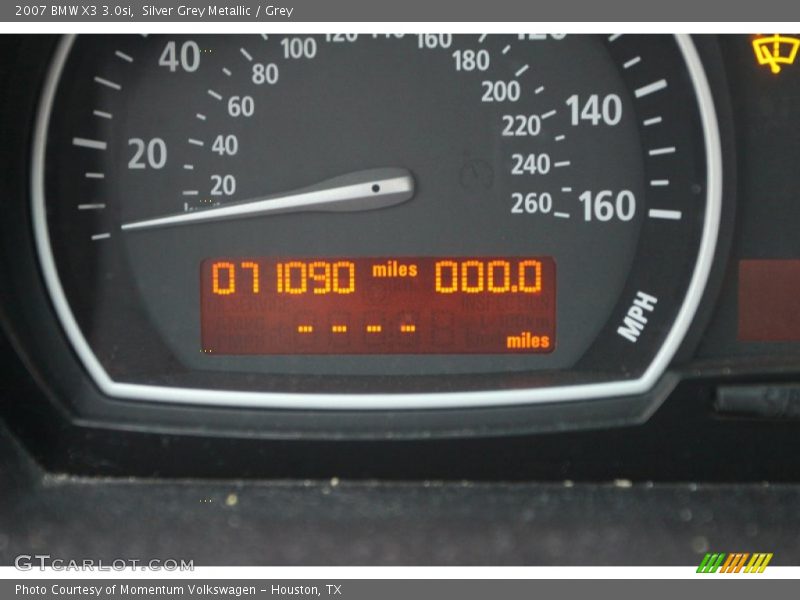 Silver Grey Metallic / Grey 2007 BMW X3 3.0si