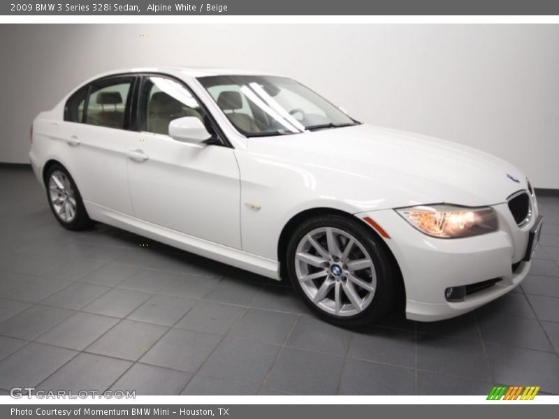 Alpine White / Beige 2009 BMW 3 Series 328i Sedan