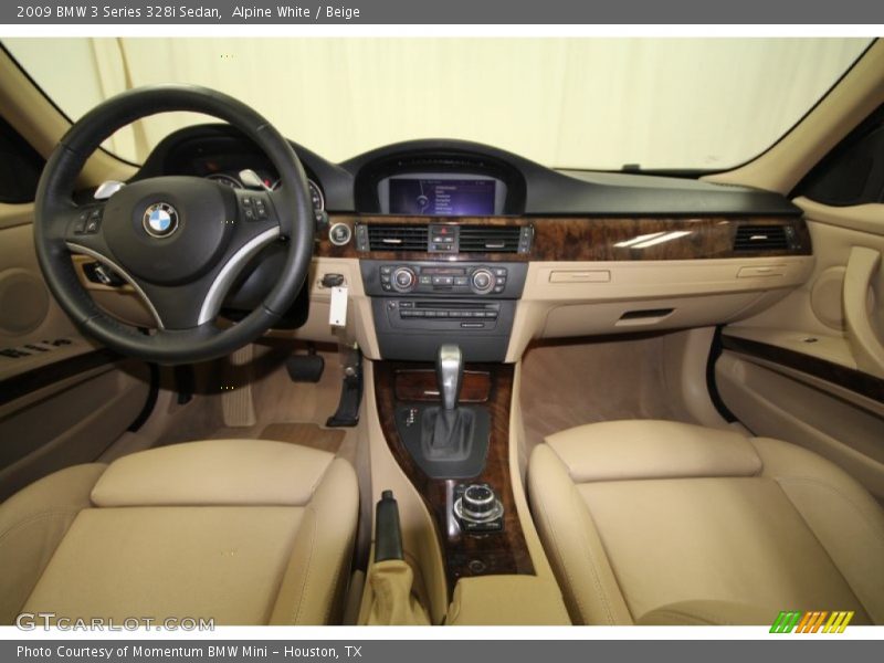 Alpine White / Beige 2009 BMW 3 Series 328i Sedan