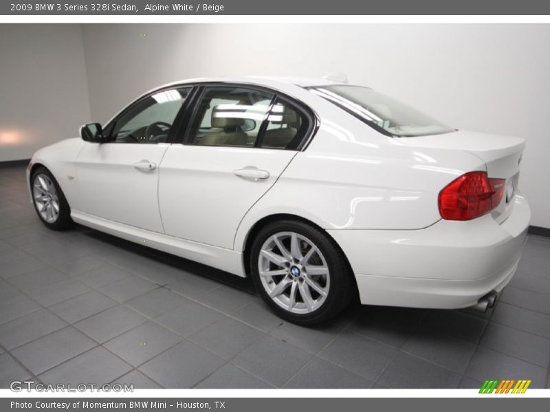 Alpine White / Beige 2009 BMW 3 Series 328i Sedan