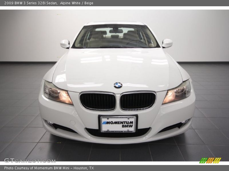 Alpine White / Beige 2009 BMW 3 Series 328i Sedan