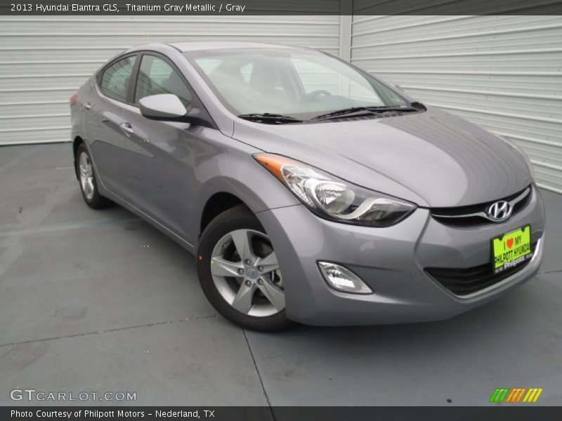 Titanium Gray Metallic / Gray 2013 Hyundai Elantra GLS