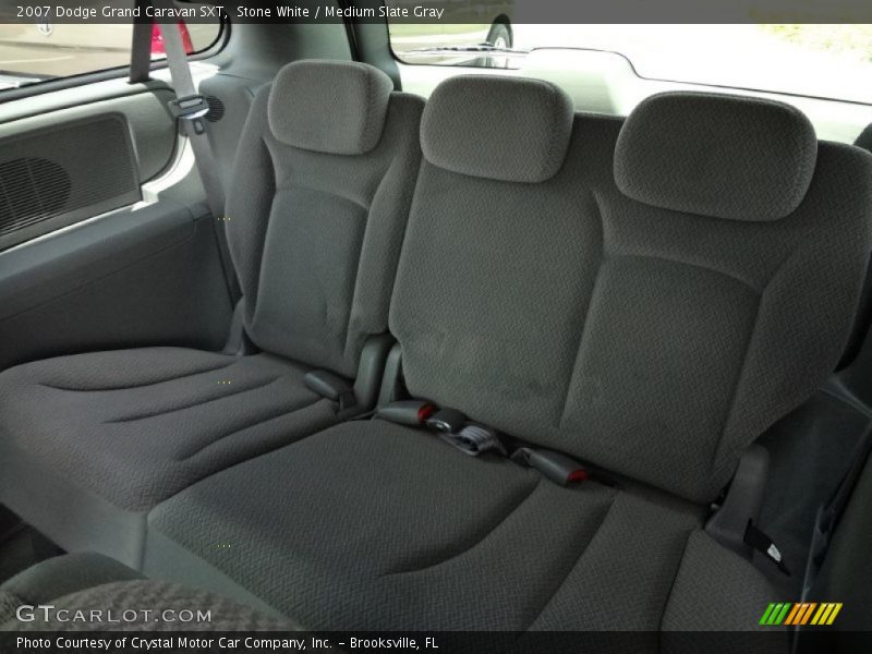 Stone White / Medium Slate Gray 2007 Dodge Grand Caravan SXT