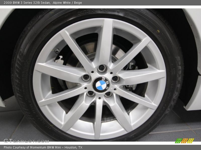 Alpine White / Beige 2009 BMW 3 Series 328i Sedan